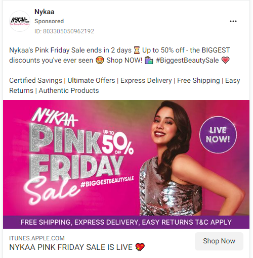 Nykaa’s Take on Black Friday 2022