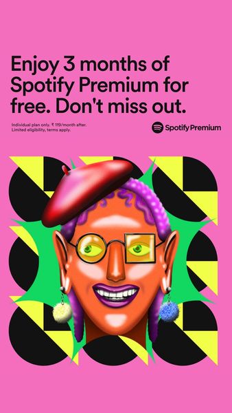 3 Months Spotify Premium Campaign 2022 end 4